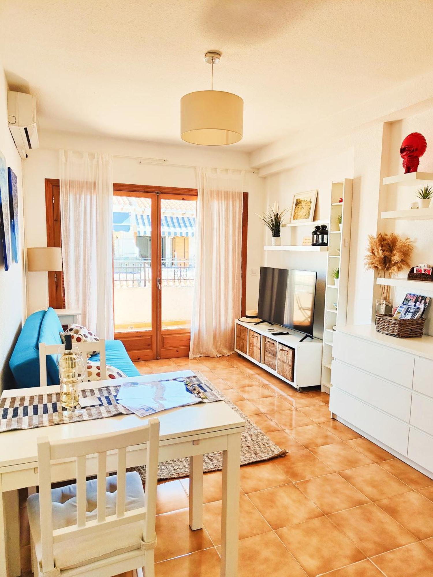 Blue House In Santa Pola Apartment ภายนอก รูปภาพ