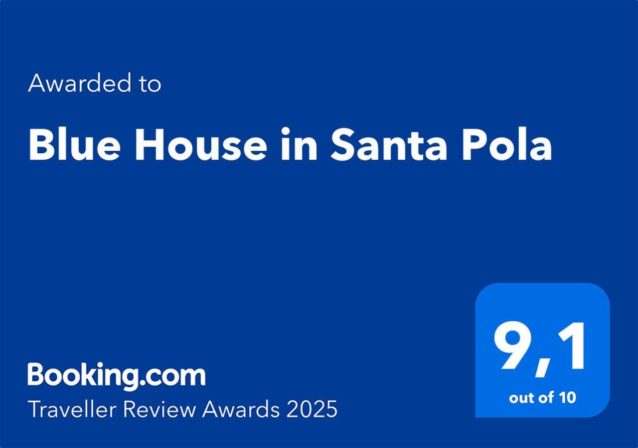 Blue House In Santa Pola Apartment ภายนอก รูปภาพ